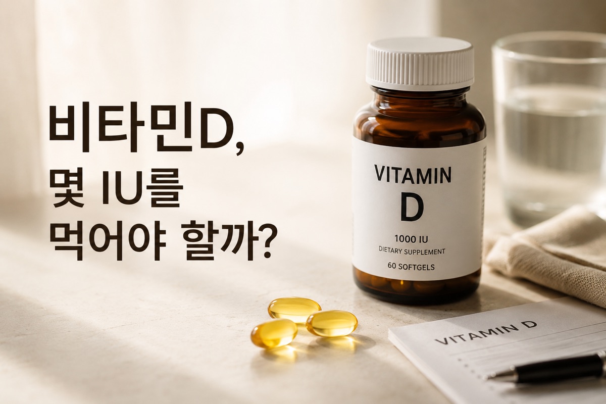 비타민D, 몇 IU를 먹어야 할까